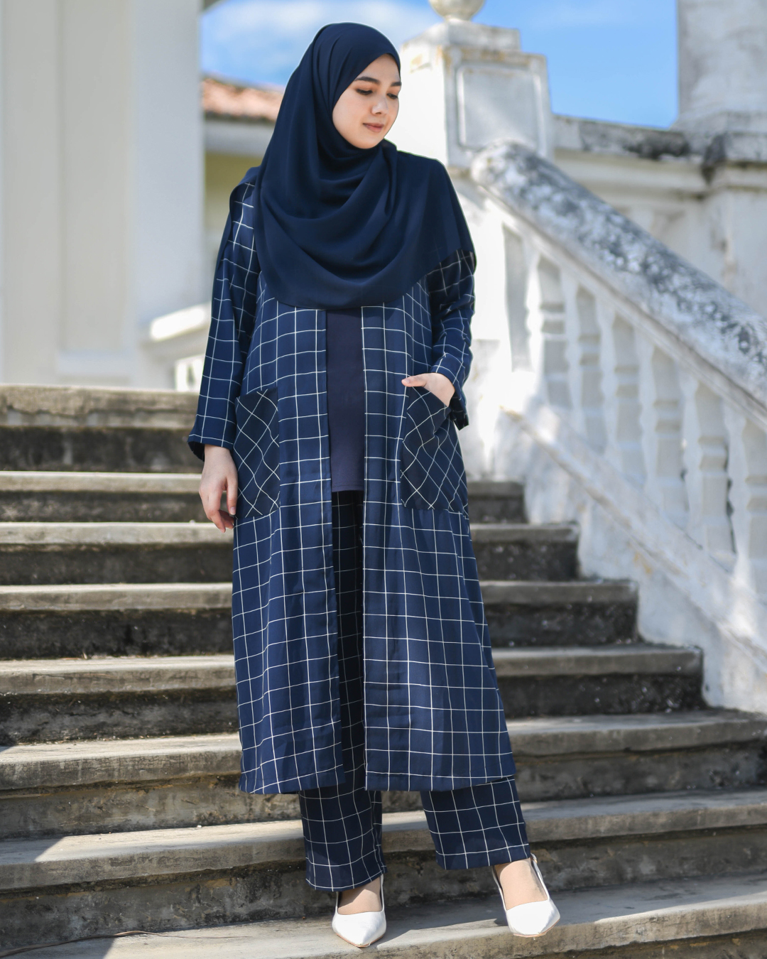 Suit Fatma - Navy Blue