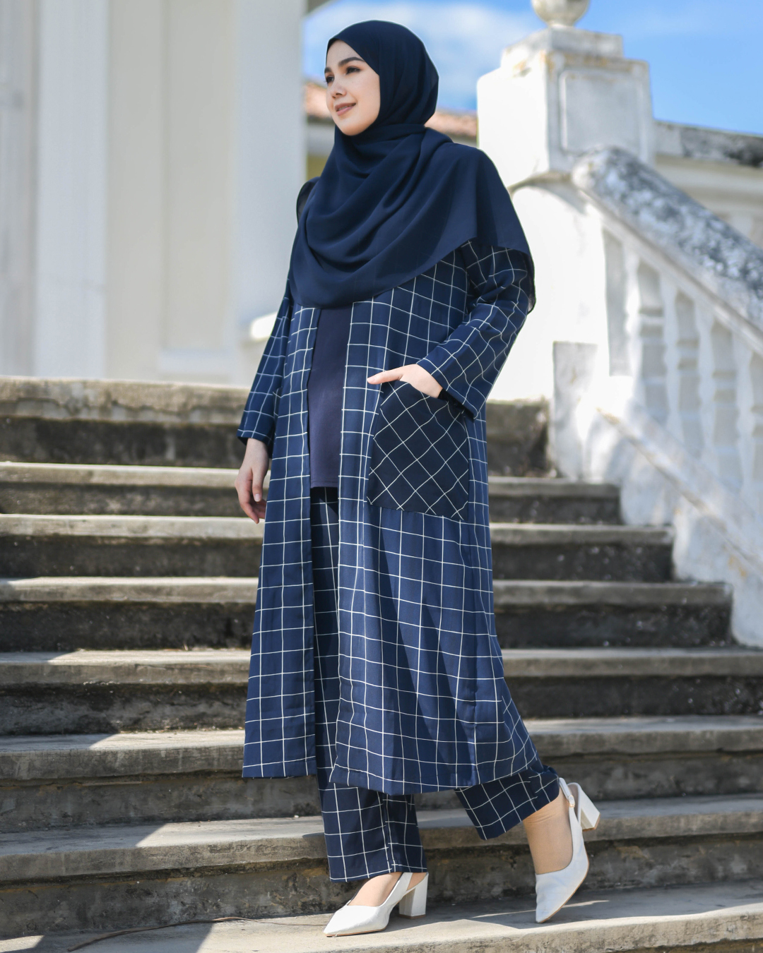 Suit Fatma - Navy Blue