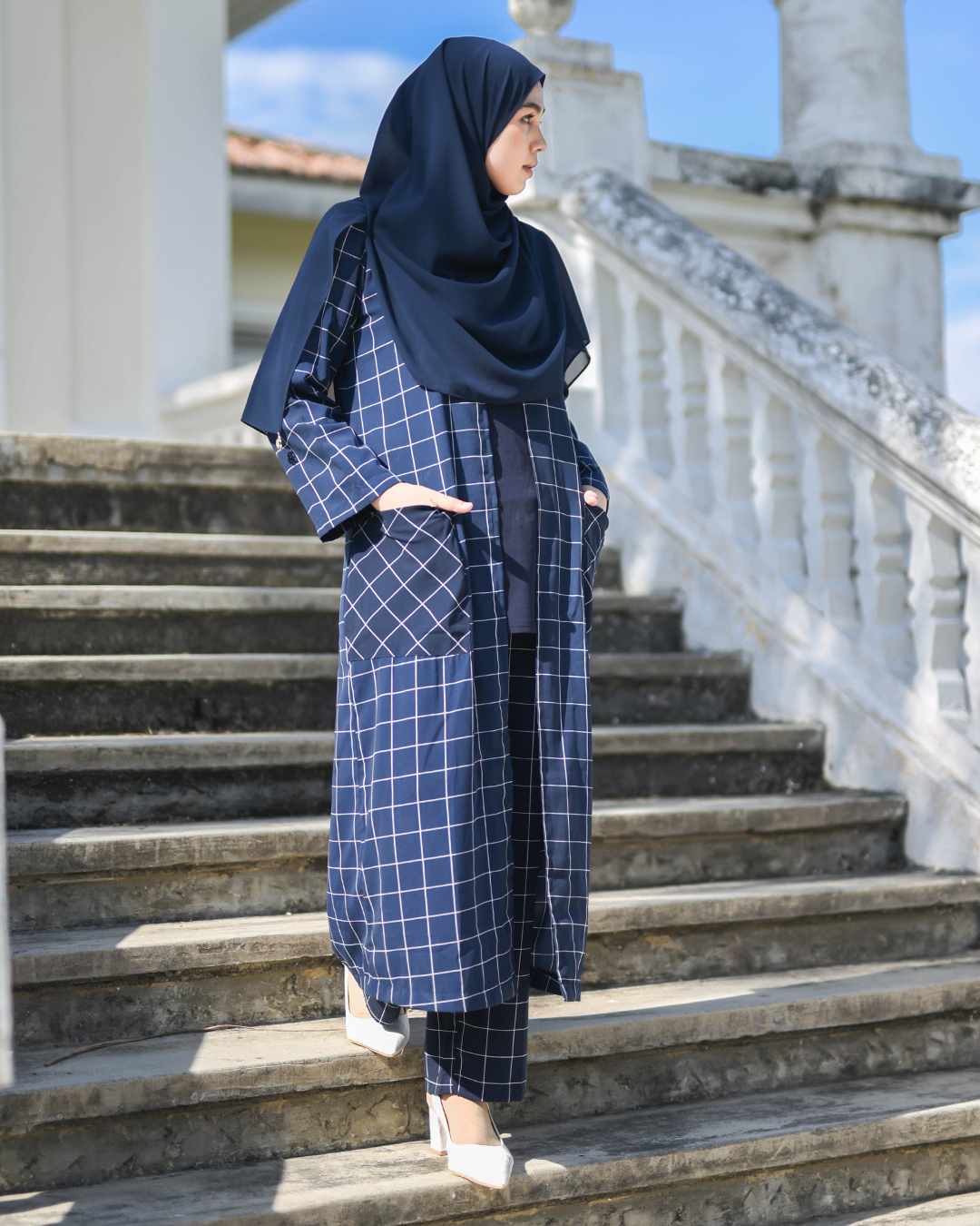 Suit Fatma - Navy Blue
