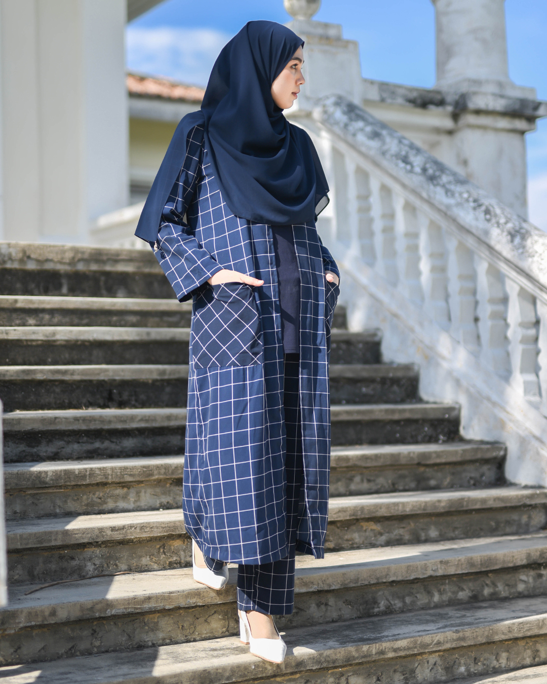 Suit Fatma - Navy Blue