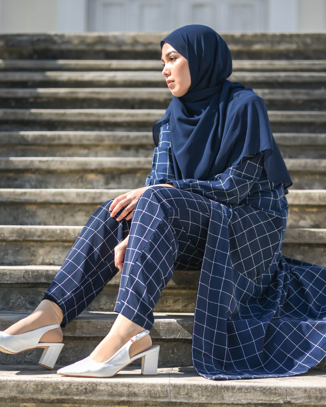 Suit Fatma - Navy Blue