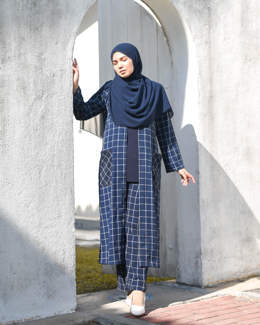 Suit Fatma - Navy Blue