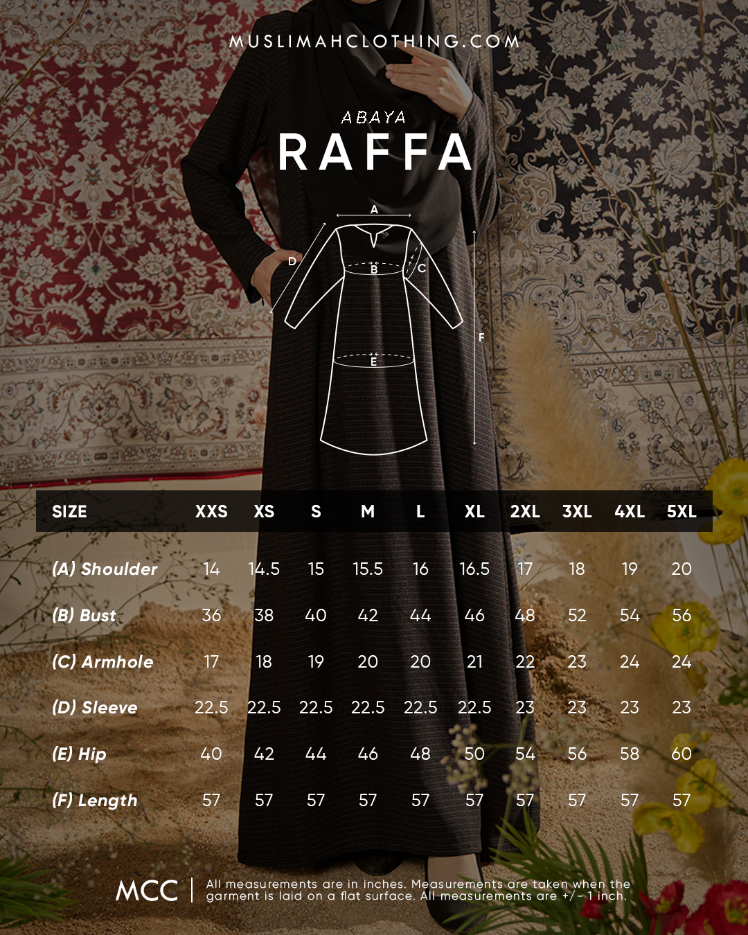 Abaya Raffa - Jade Black