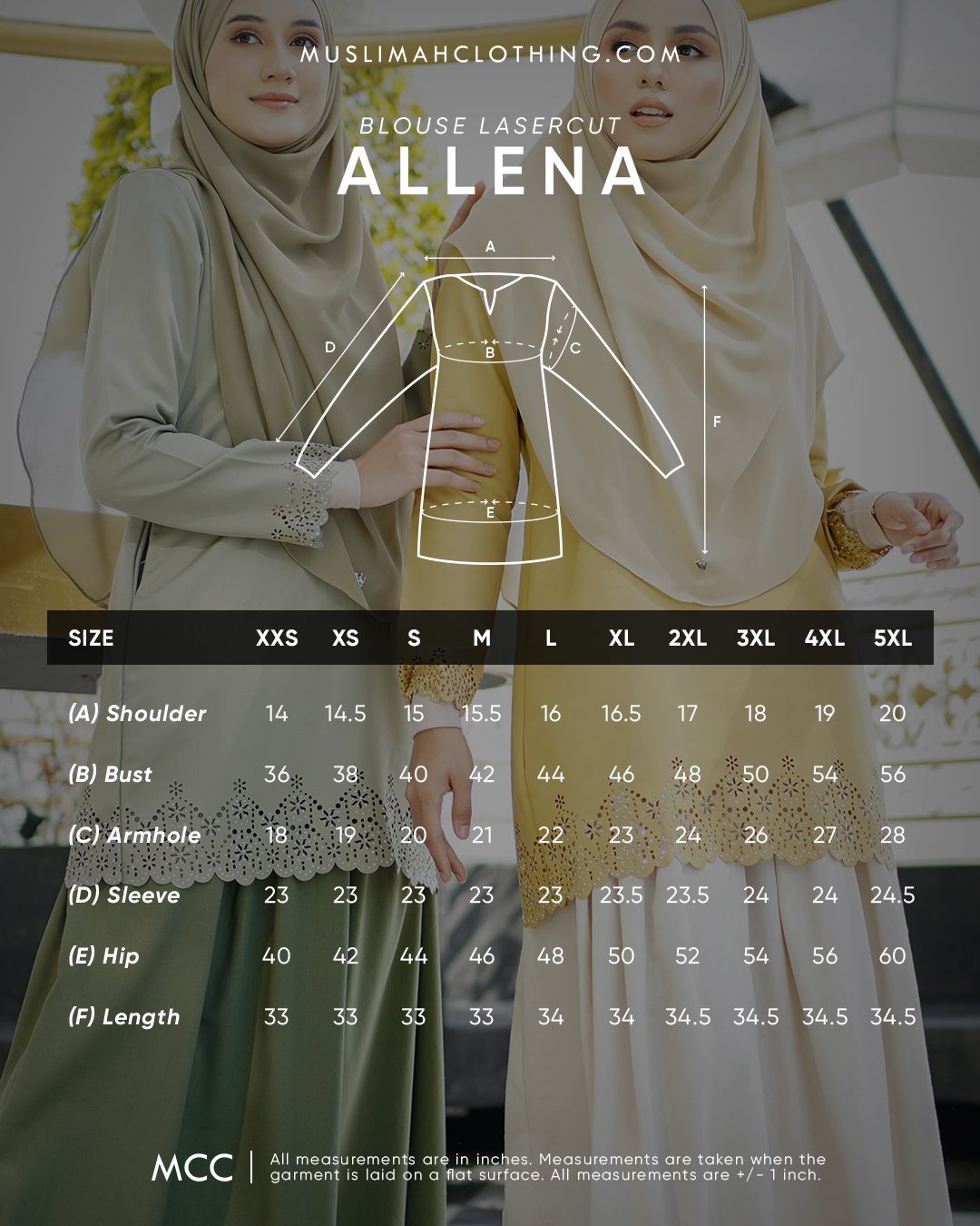 Baju Lasercut Allena - Light Grey