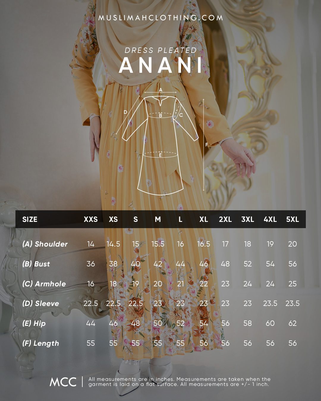 Dress Pleated Anani - Fern Green