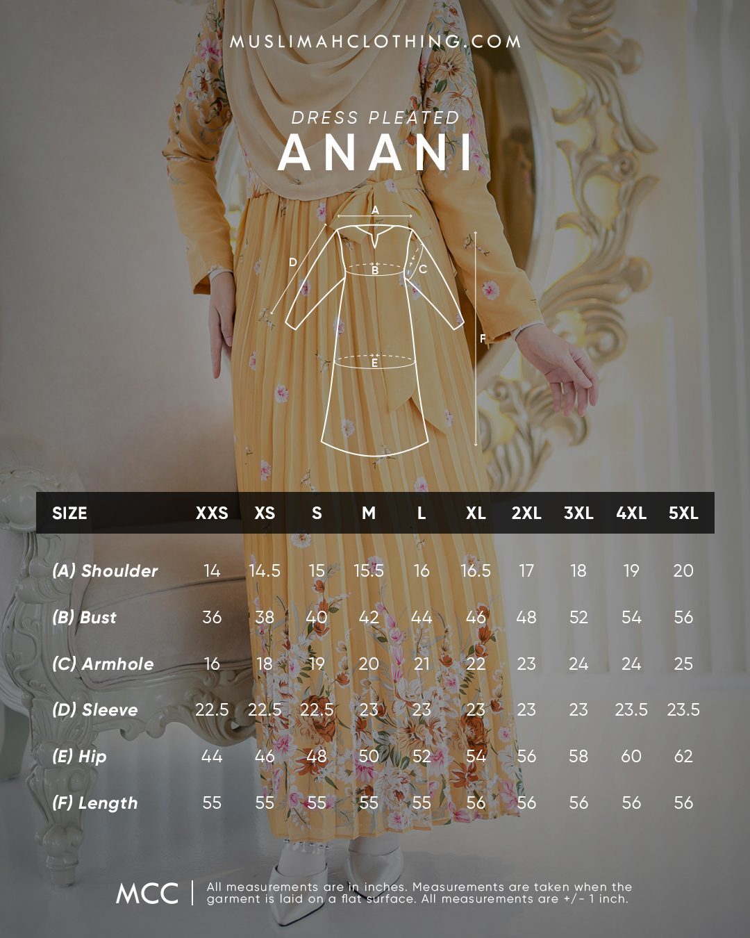 Dress Pleated Anani - Fern Green