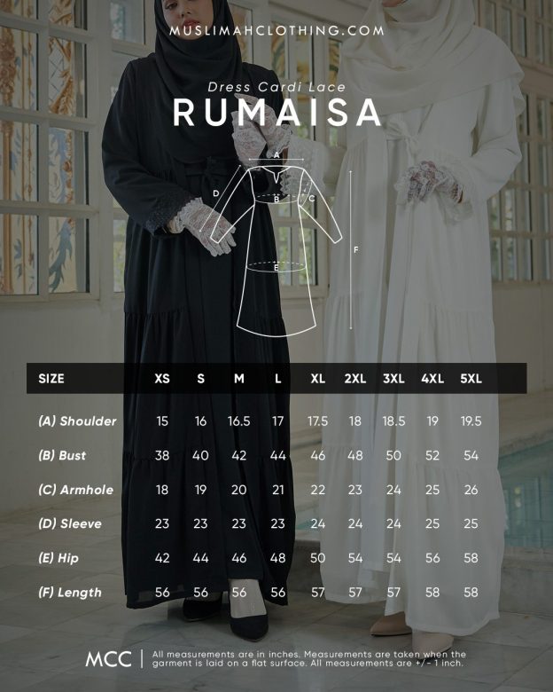 Dress Cardi Ruffle Rumaisa - Matte Black