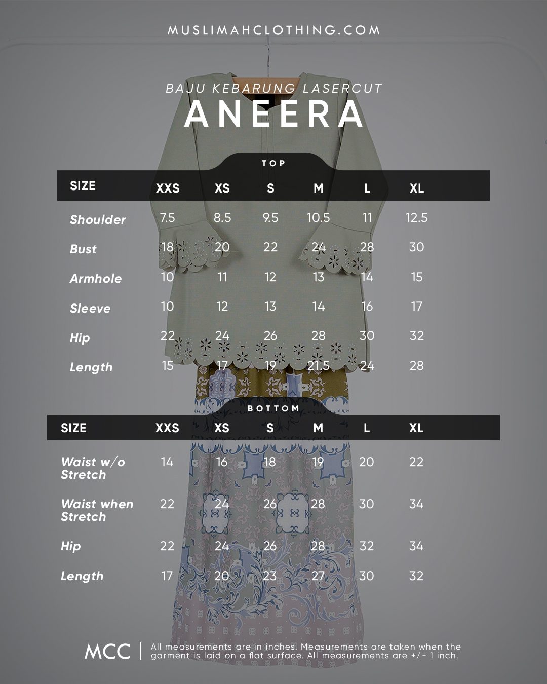 Baju Kurung Lasercut Aneera Kids - Earl Wheat