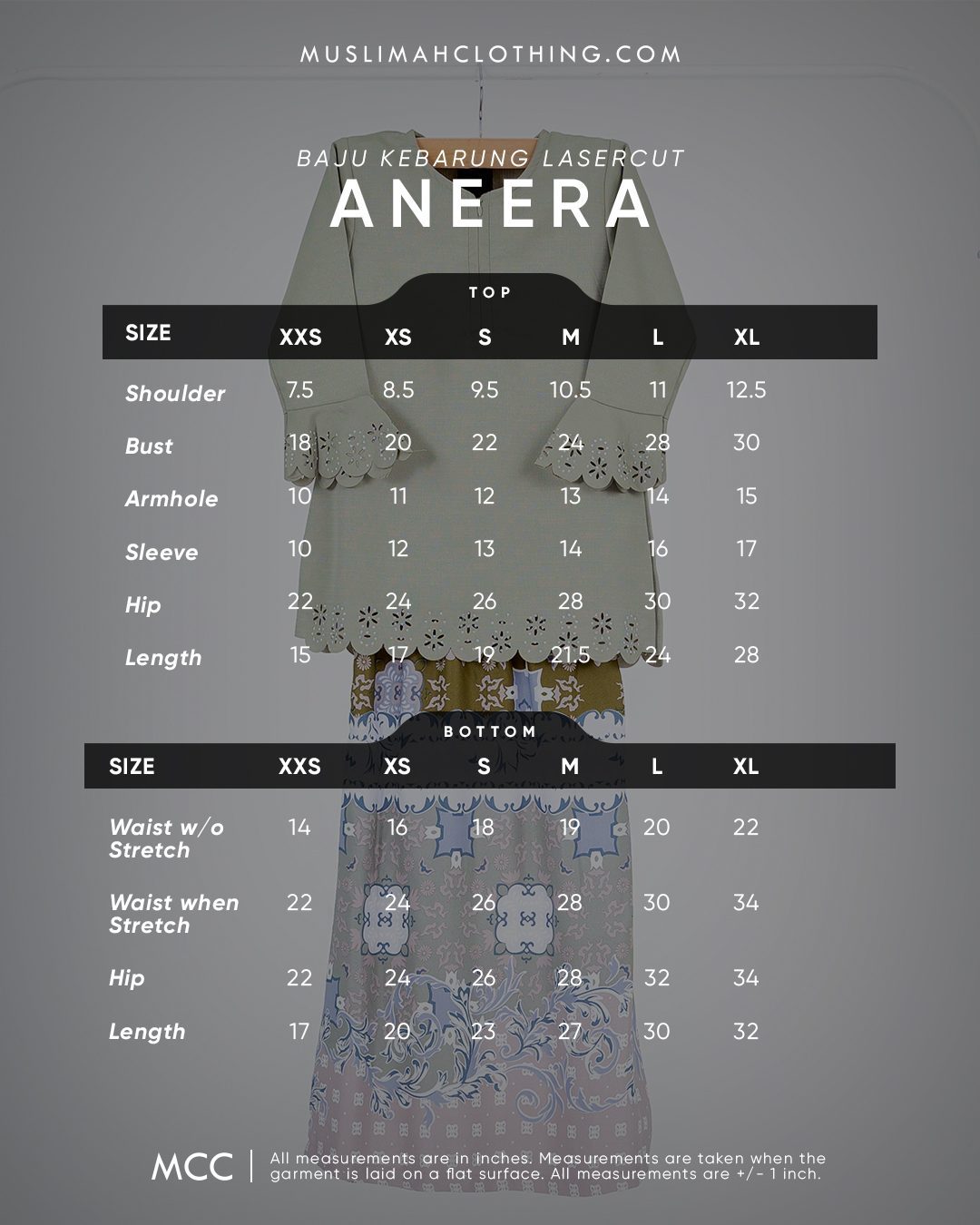 Baju Kurung Lasercut Aneera Kids - Earl Wheat