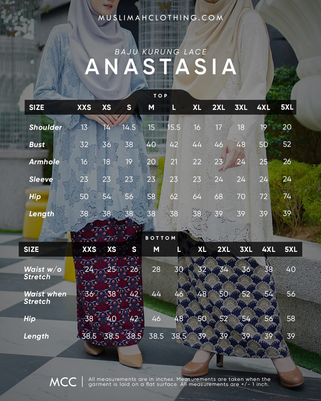 Baju Kurung Anastasia - Cerulean Blue