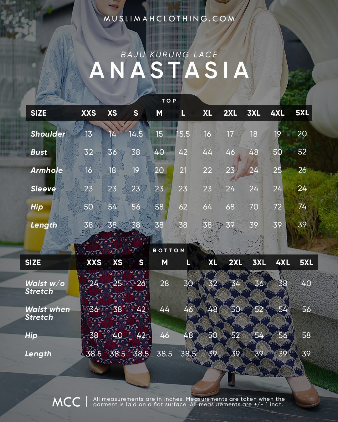 Baju Kurung Anastasia - Cerulean Blue