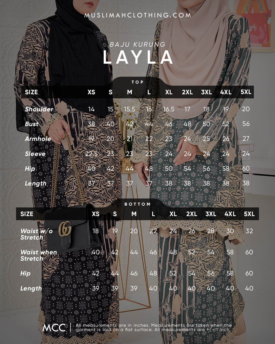 Baju Kurung Moden Batik Puteri Layla Laluna X MCC - Scarlet Red