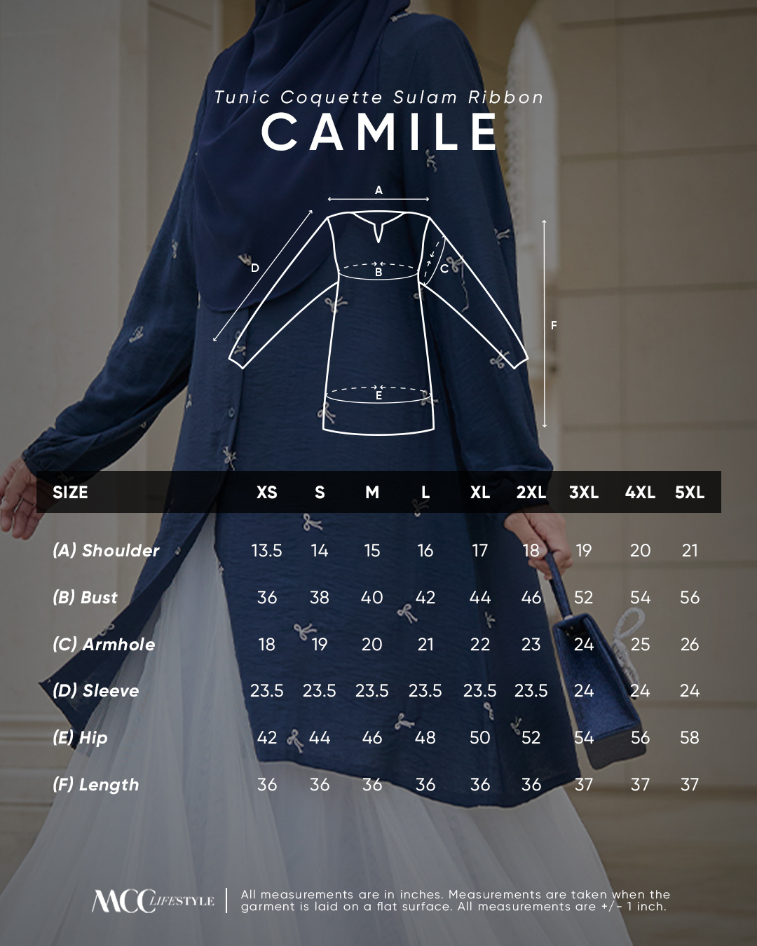 Tunic Coquette Sulam Ribbon Camile – Off White