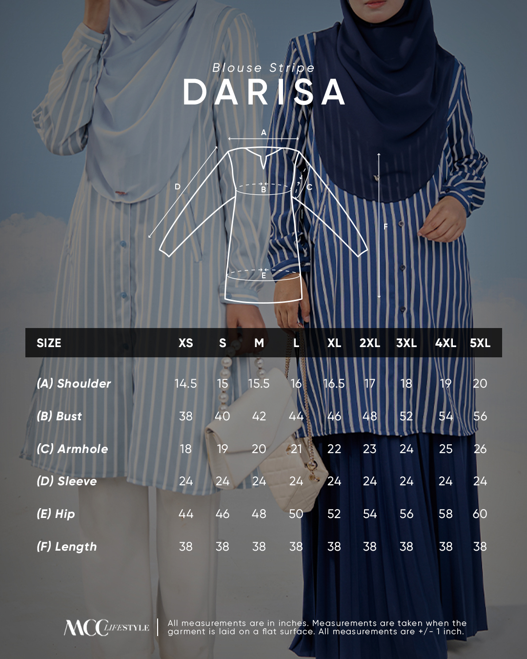 Blouse Darisa Stripe - Nikita Coffee
