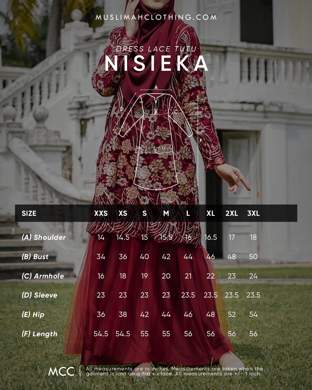 Dress Lace Tutu Nisieka - Navy Blue