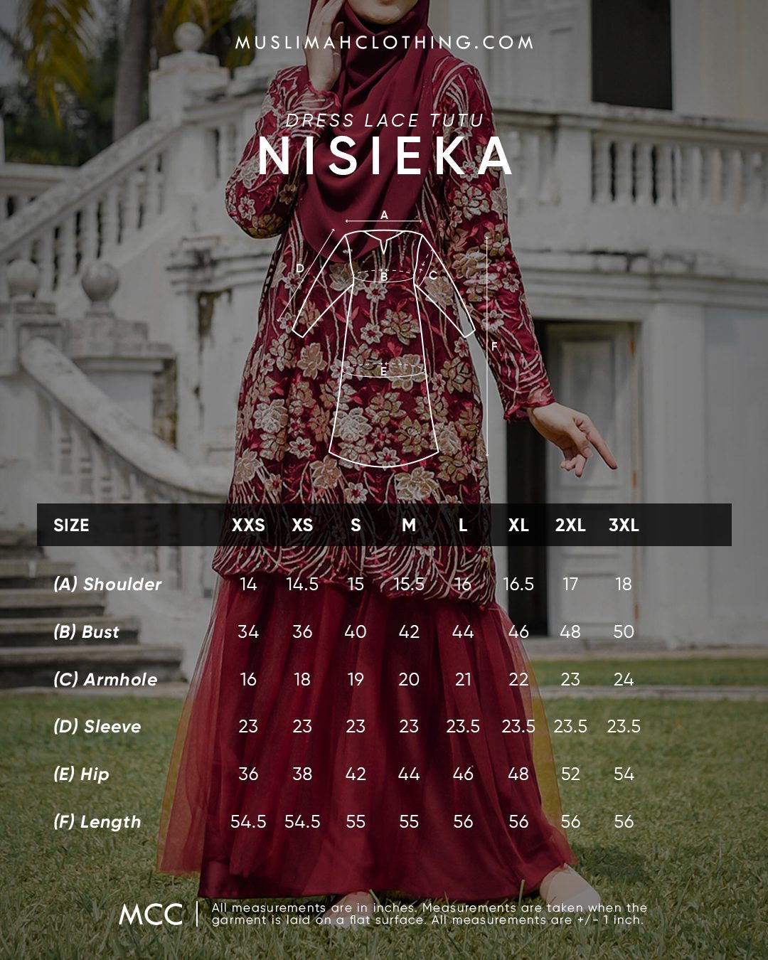 Dress Lace Tutu Nisieka - Navy Blue