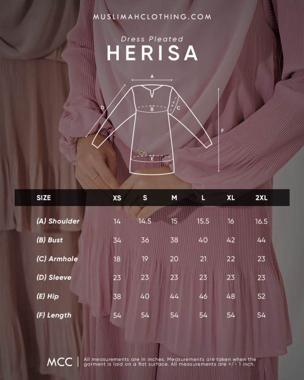 Dress Pleated Herisa - Soft Beige