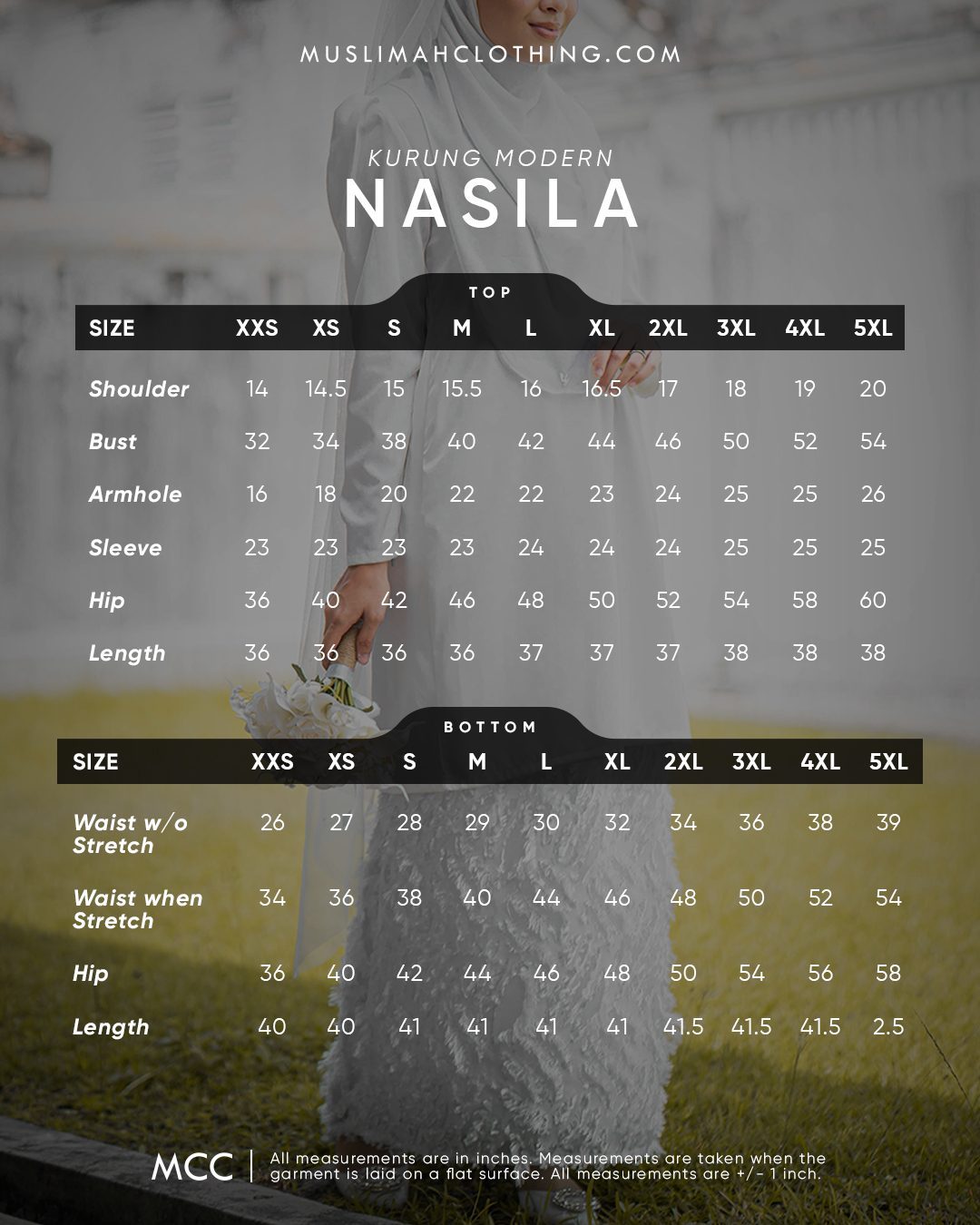 Baju Kurung Moden Nasila - Off White