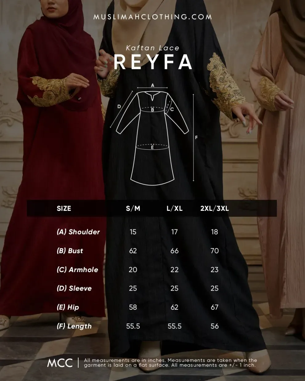 Kaftan Lace Reyfa