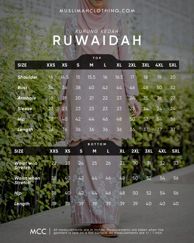 Baju Kurung Kedah Embroidery Ruwaidah - Nutty Brown