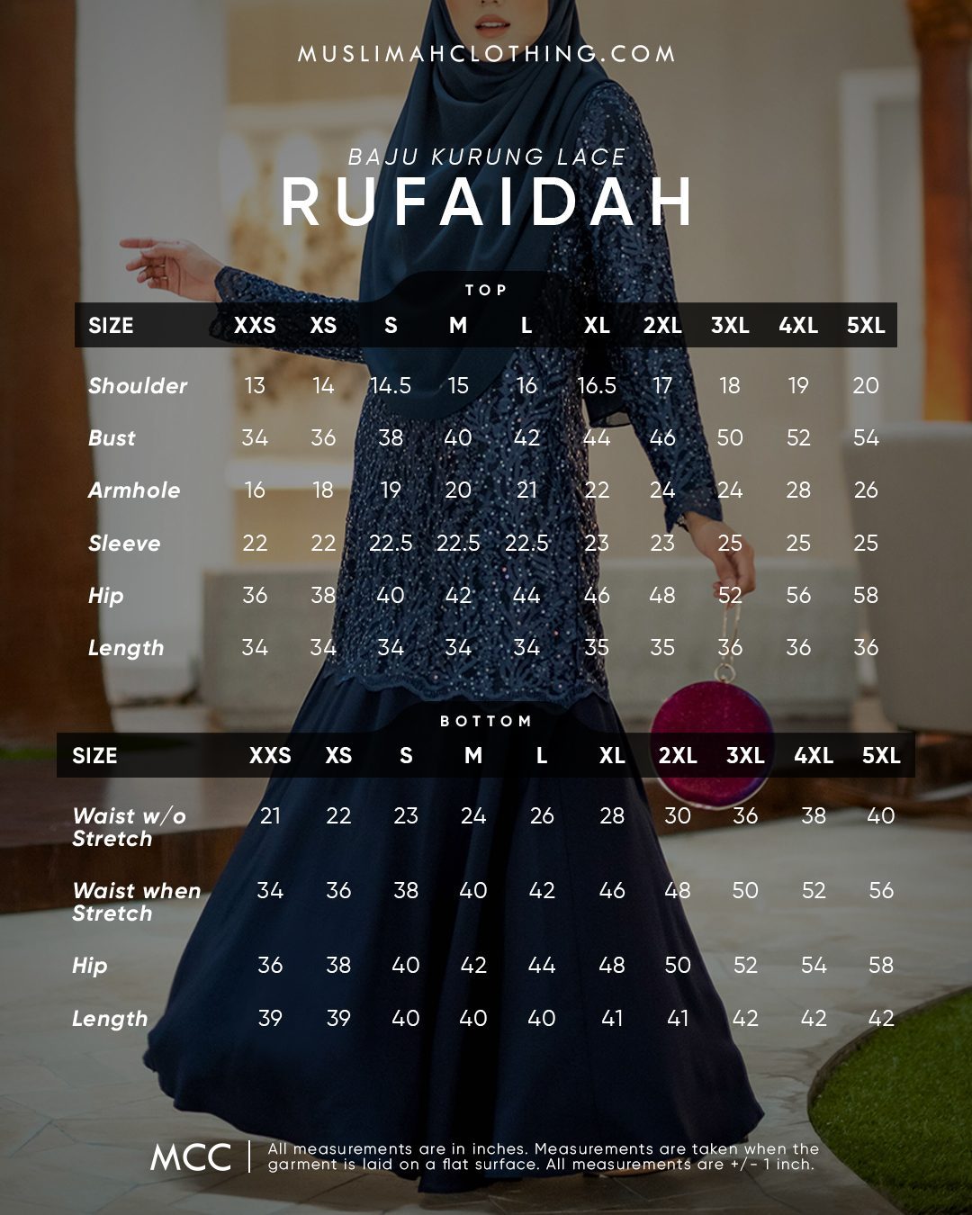 Baju Kurung Lace Rufaidah - Dusty Purple