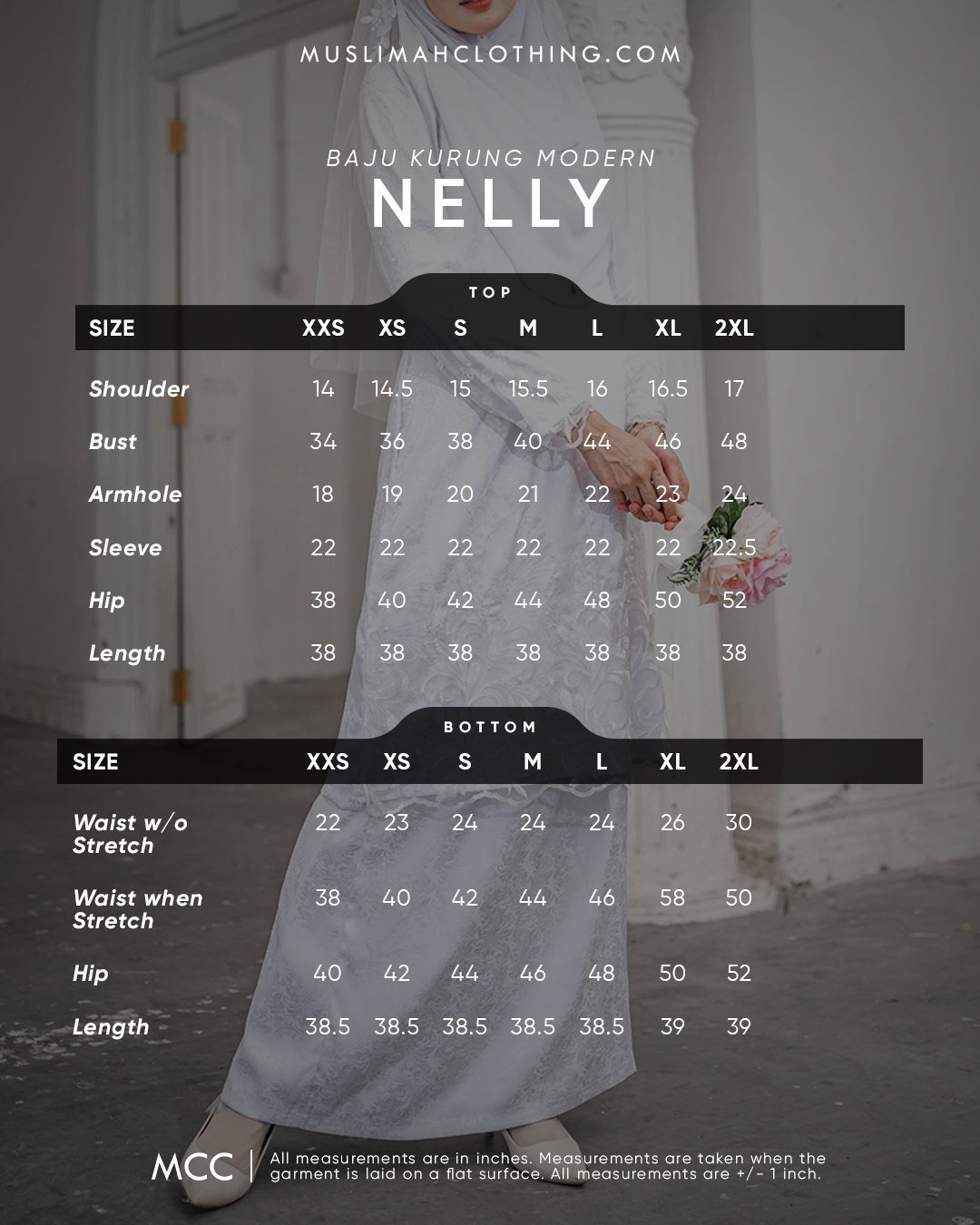 Baju Kurung Moden Lace Nelly - Snow White