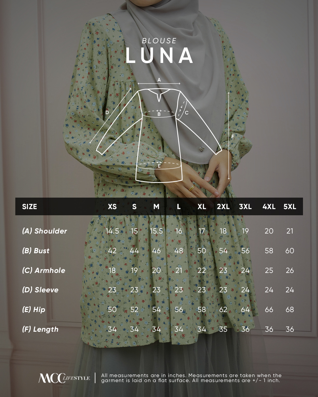 Blouse Luna - Iris Dreamy Series