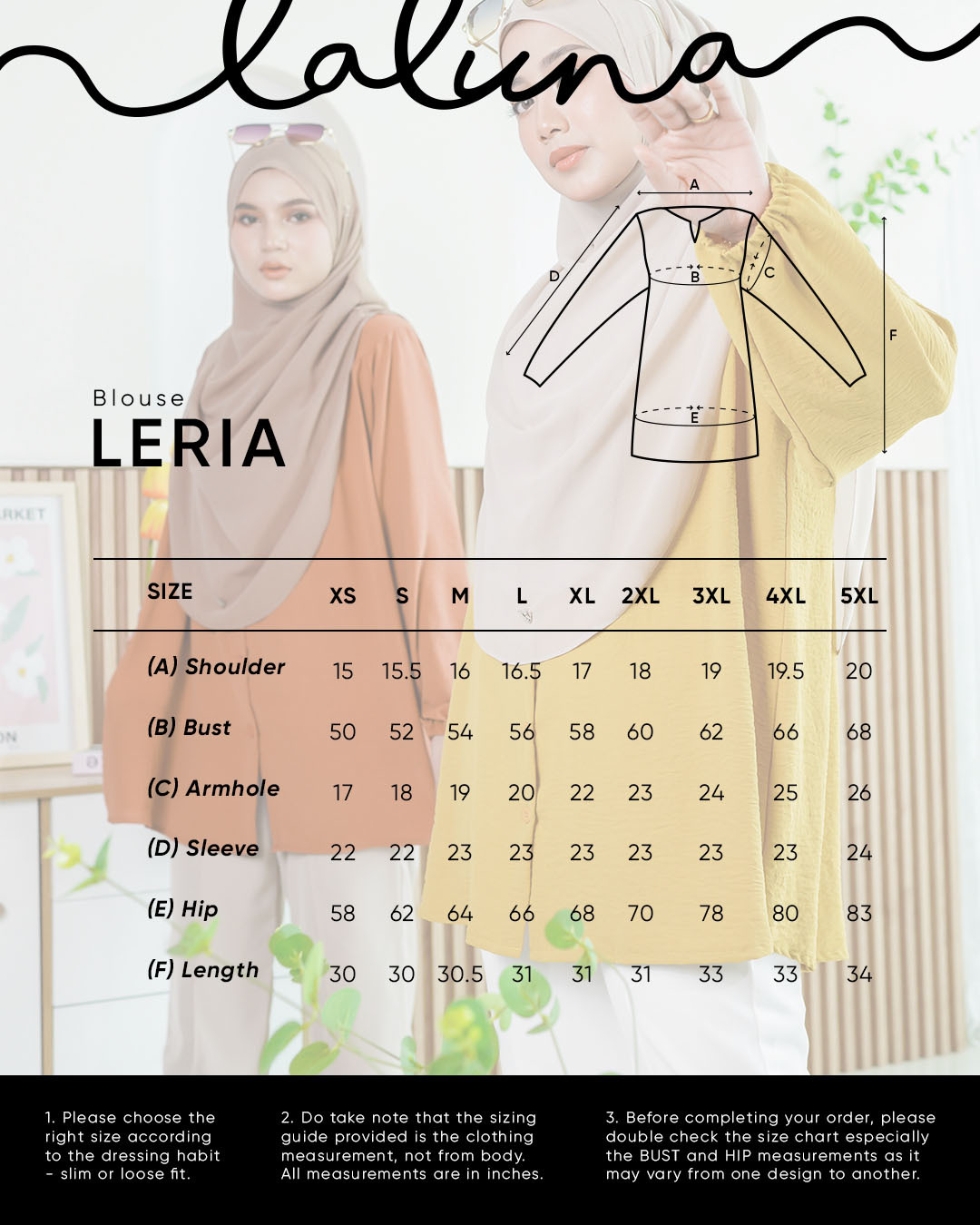 Blouse Leria Laluna X MCC - Chic Squash