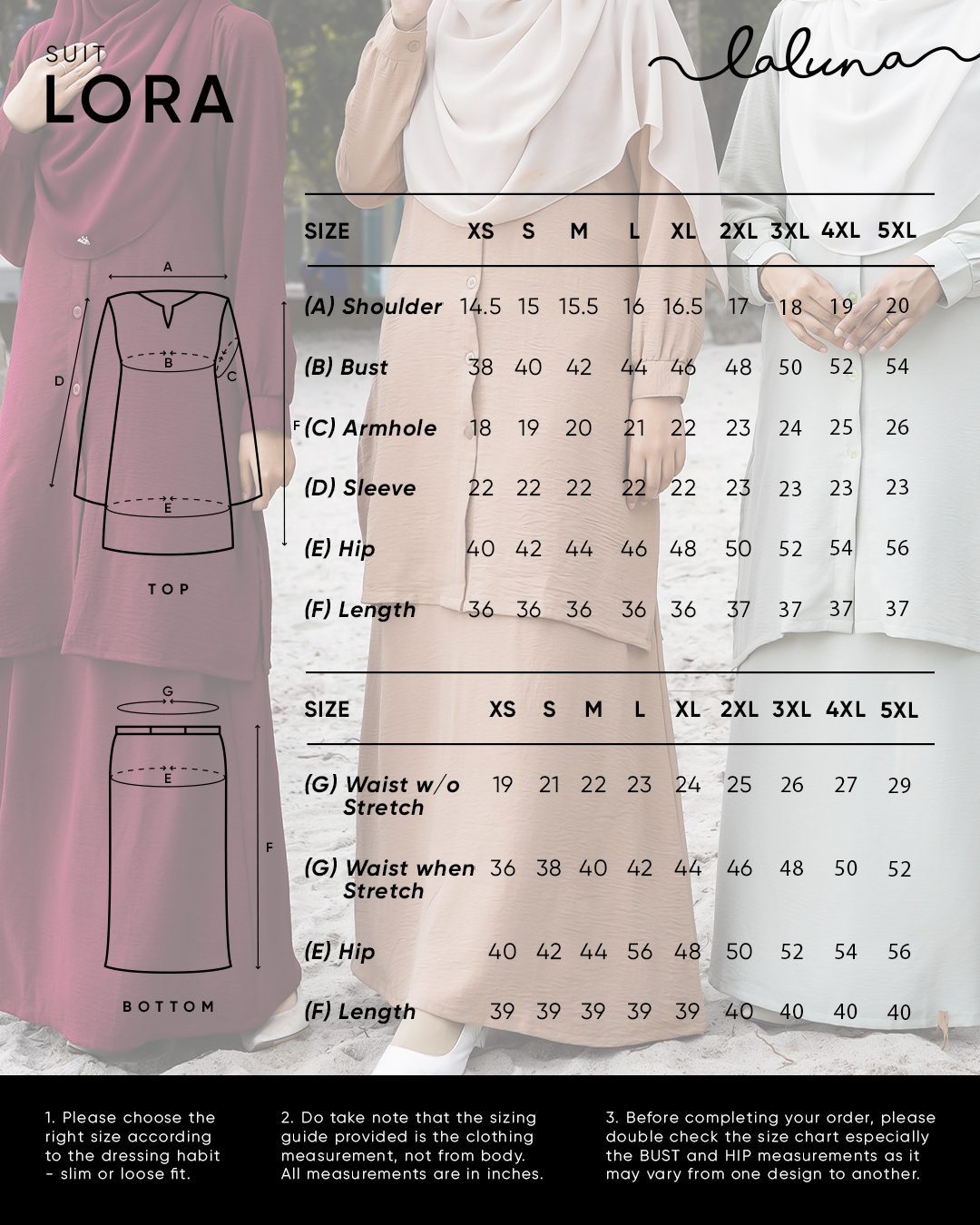 Suit Lora Laluna X MCC - Wheat Nude