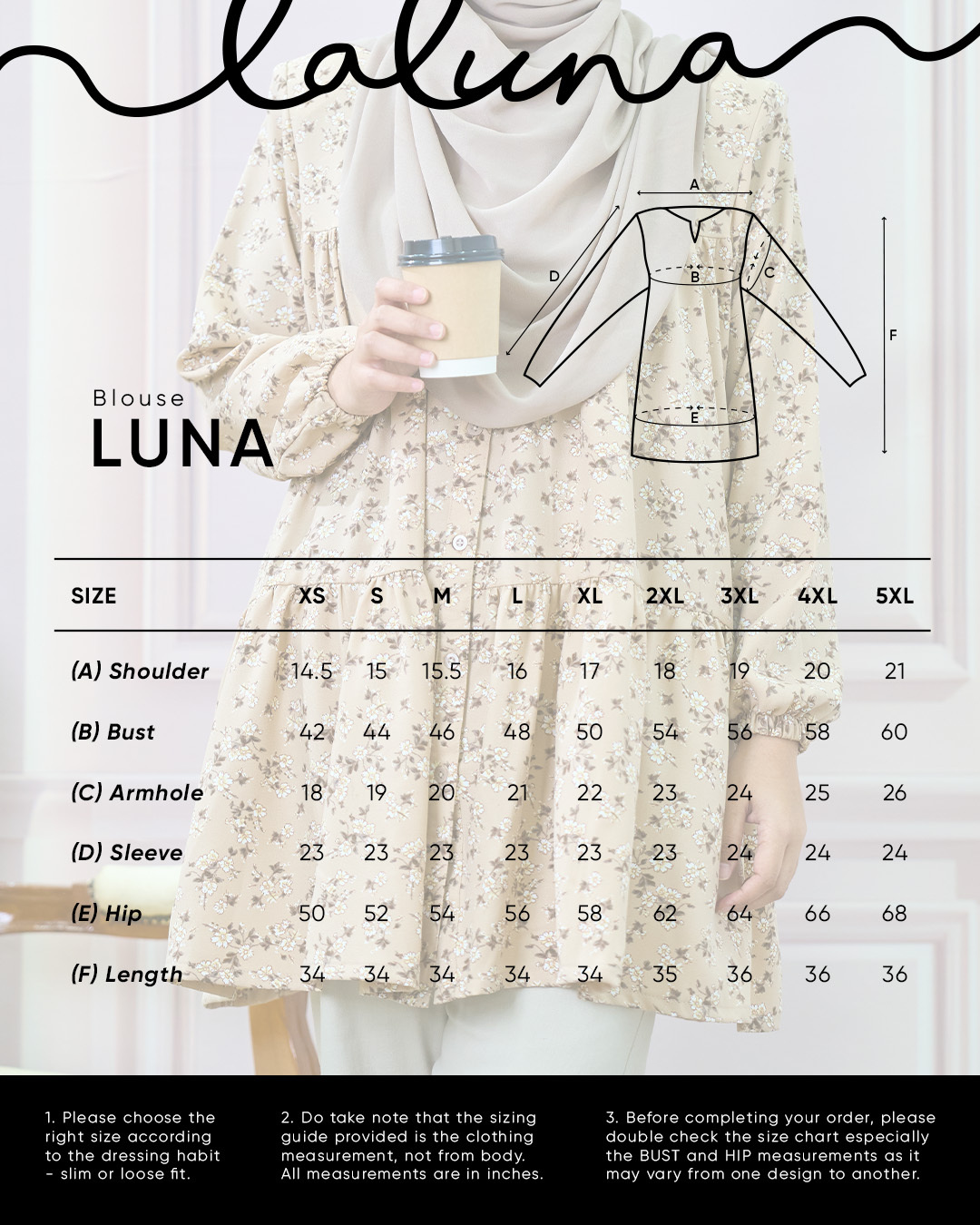 Blouse Luna Laluna X MCC – Dreamy Pink