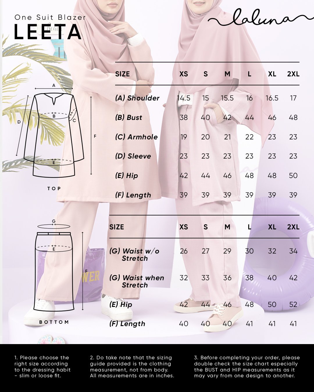 One Suits Blazer Leeta Laluna X MCC - Light Peachy