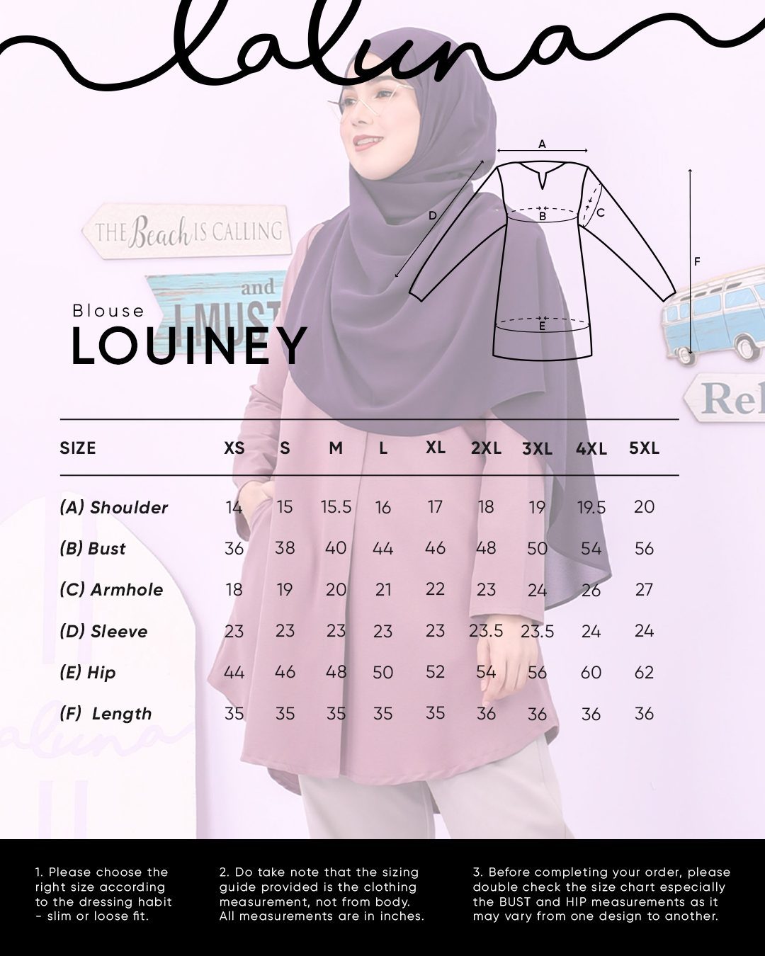 Blouse Louiney Laluna X MCC - Lilac Purple