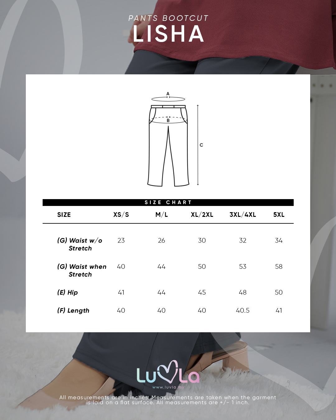 Pants Bootcut Lisha