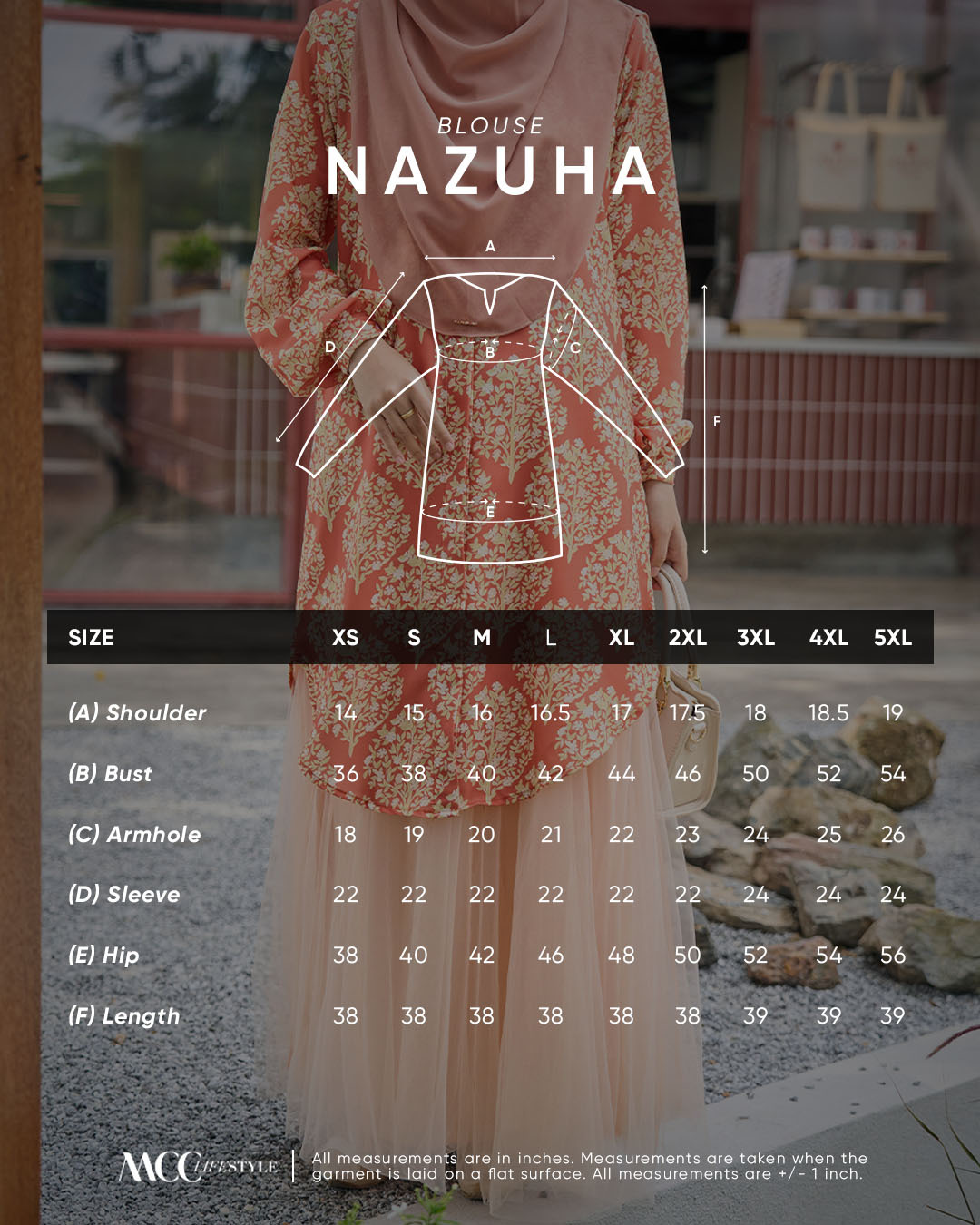 Blouse Nazuha – Turqoise