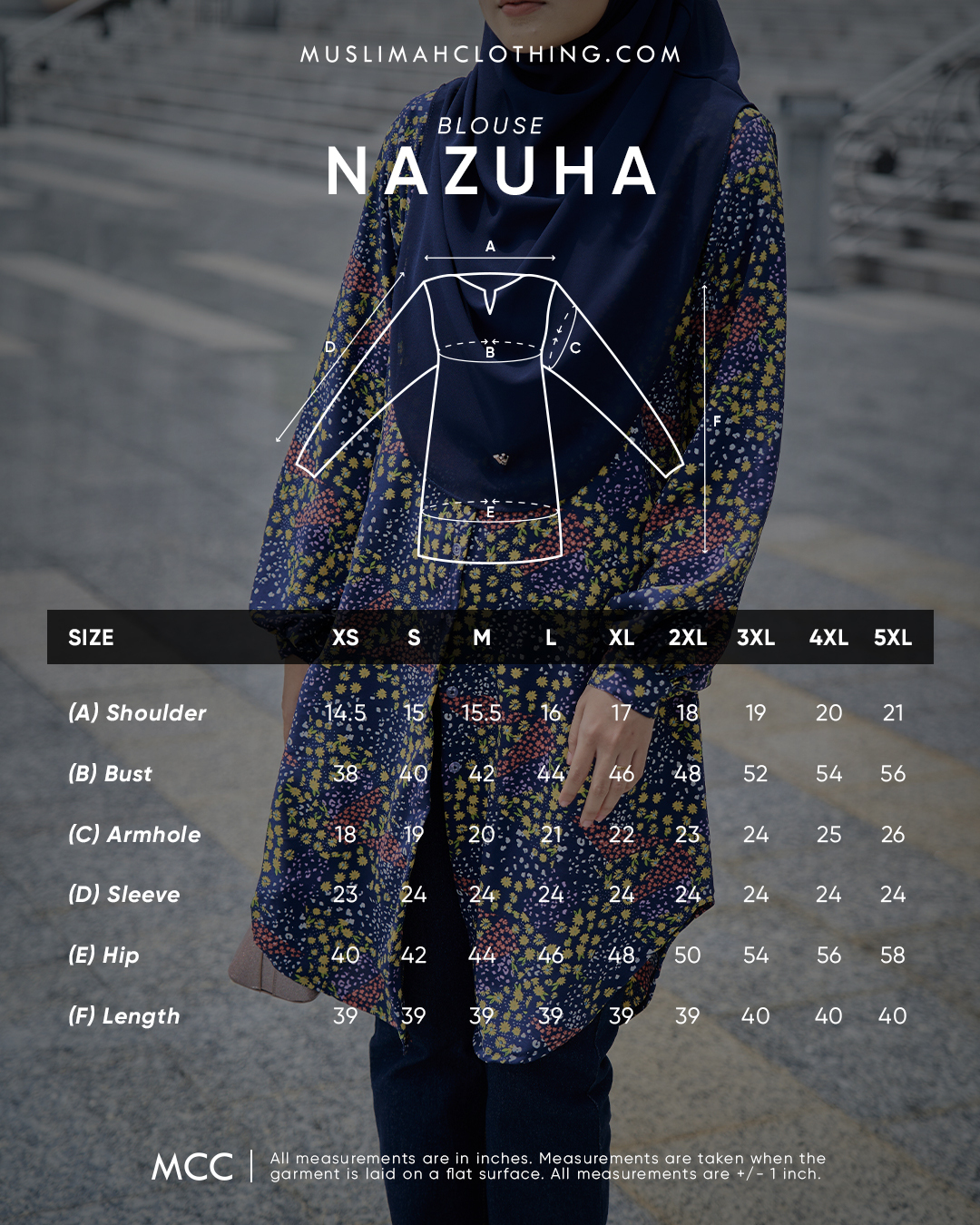 Blouse Nazuha - Sand Clematis