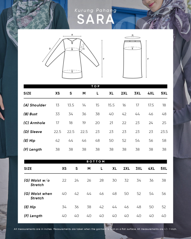 Baju Kurung Pahang Sara