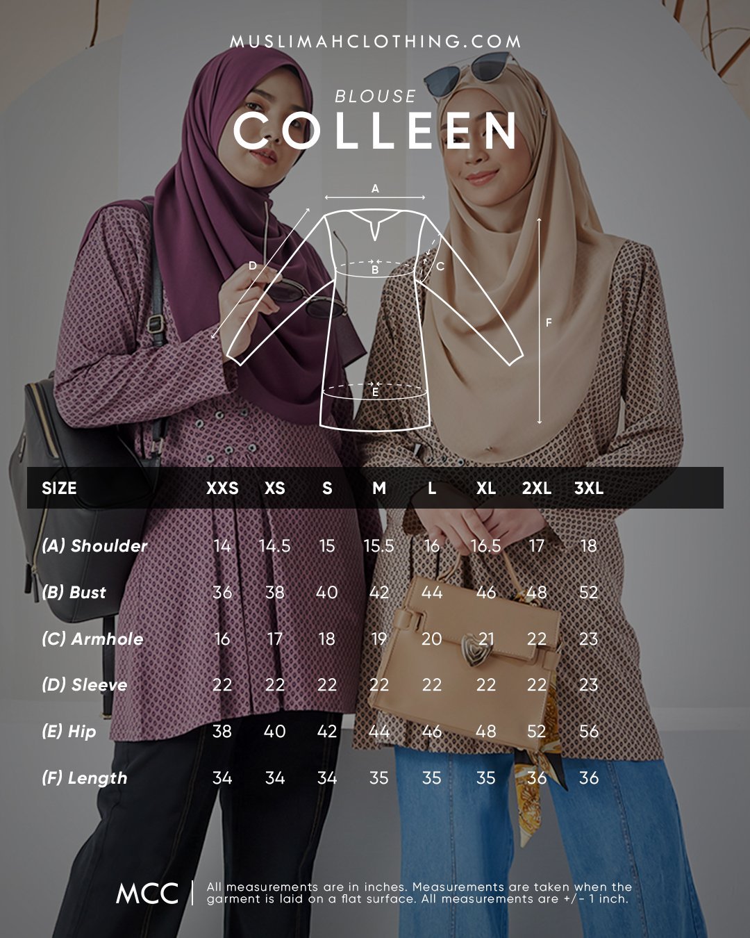 Blouse Colleen - Olive Green