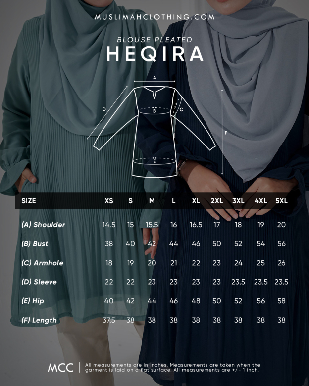 Blouse Pleated Heqira - Cocoa Brown