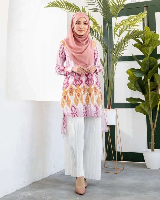 Blouse Tie Dye Fia - Rosemary Pink