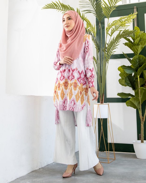 Blouse Tie Dye Fia - Rosemary Pink