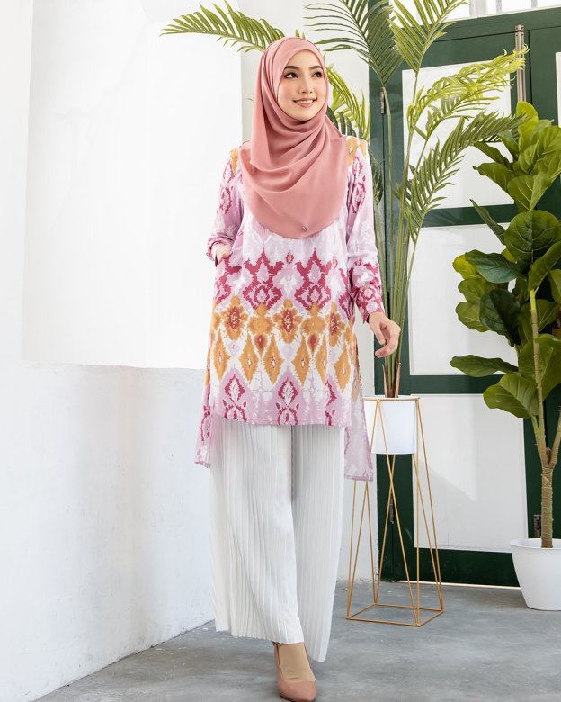 Blouse Tie Dye Fia - Rosemary Pink