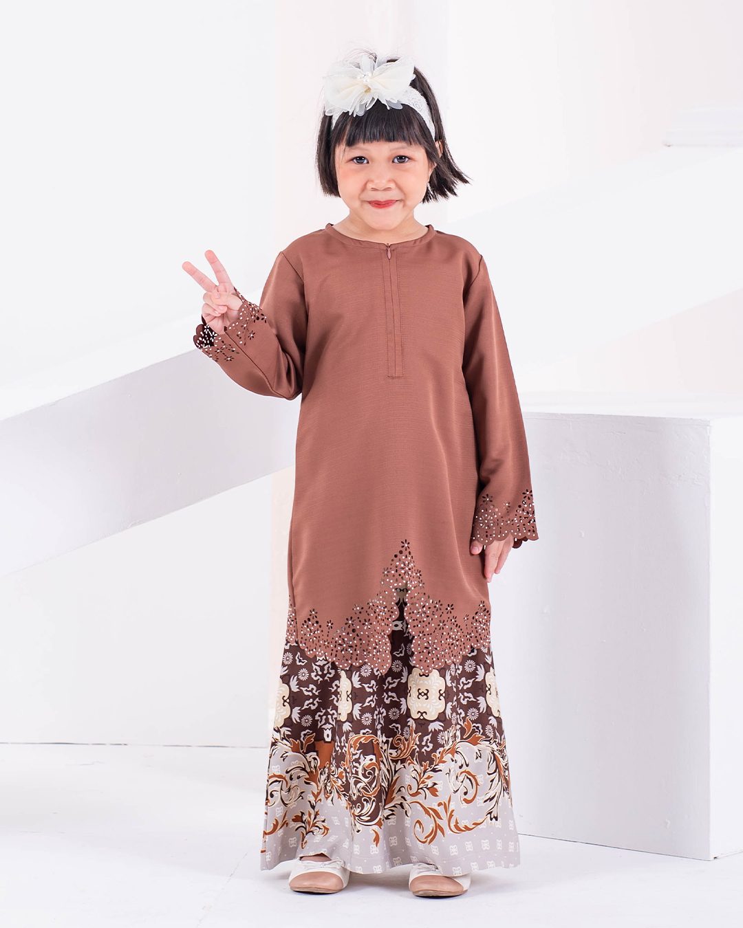 Baju Kebarung Lasercut Areena Kids - Tortilla George