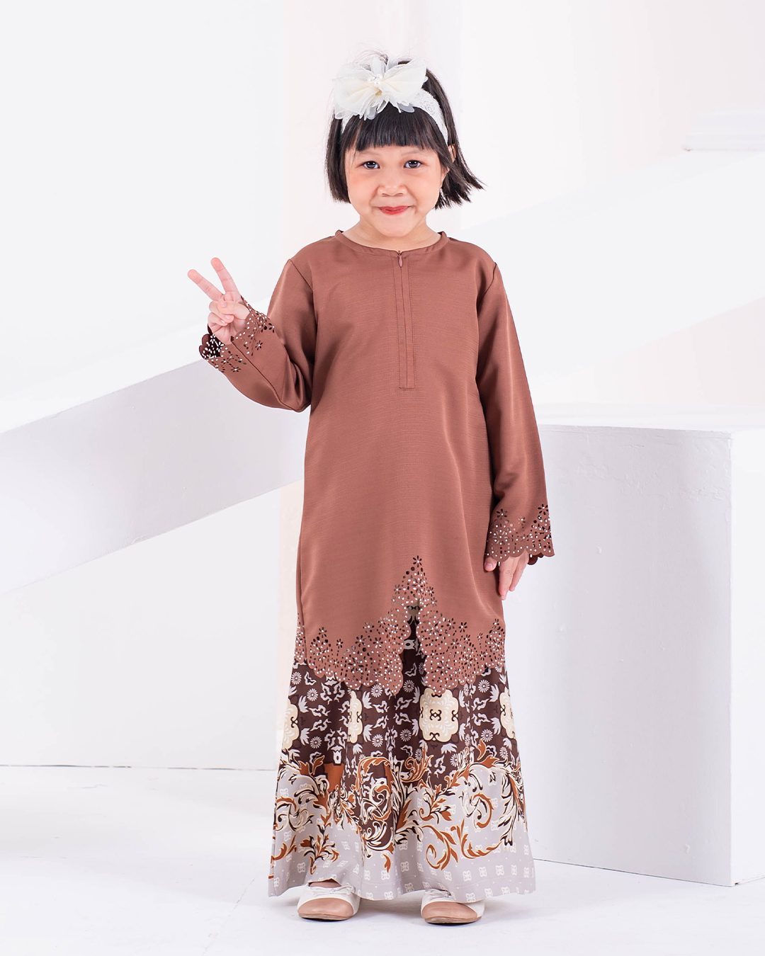 Baju Kebarung Lasercut Areena Kids - Tortilla George