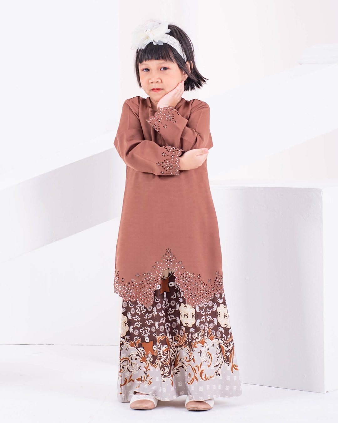 Baju Kebarung Lasercut Areena Kids - Tortilla George