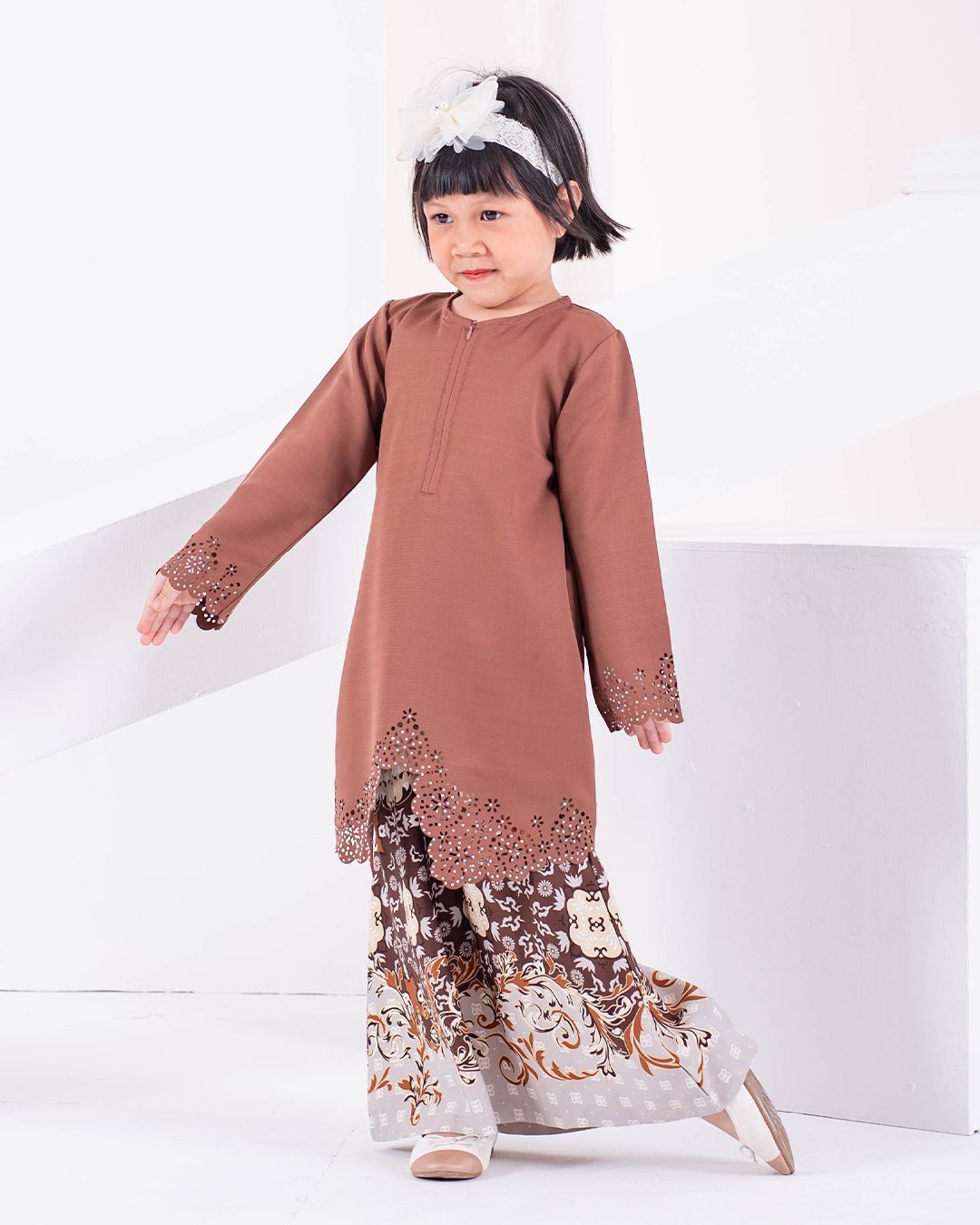 Baju Kebarung Lasercut Areena Kids - Tortilla George