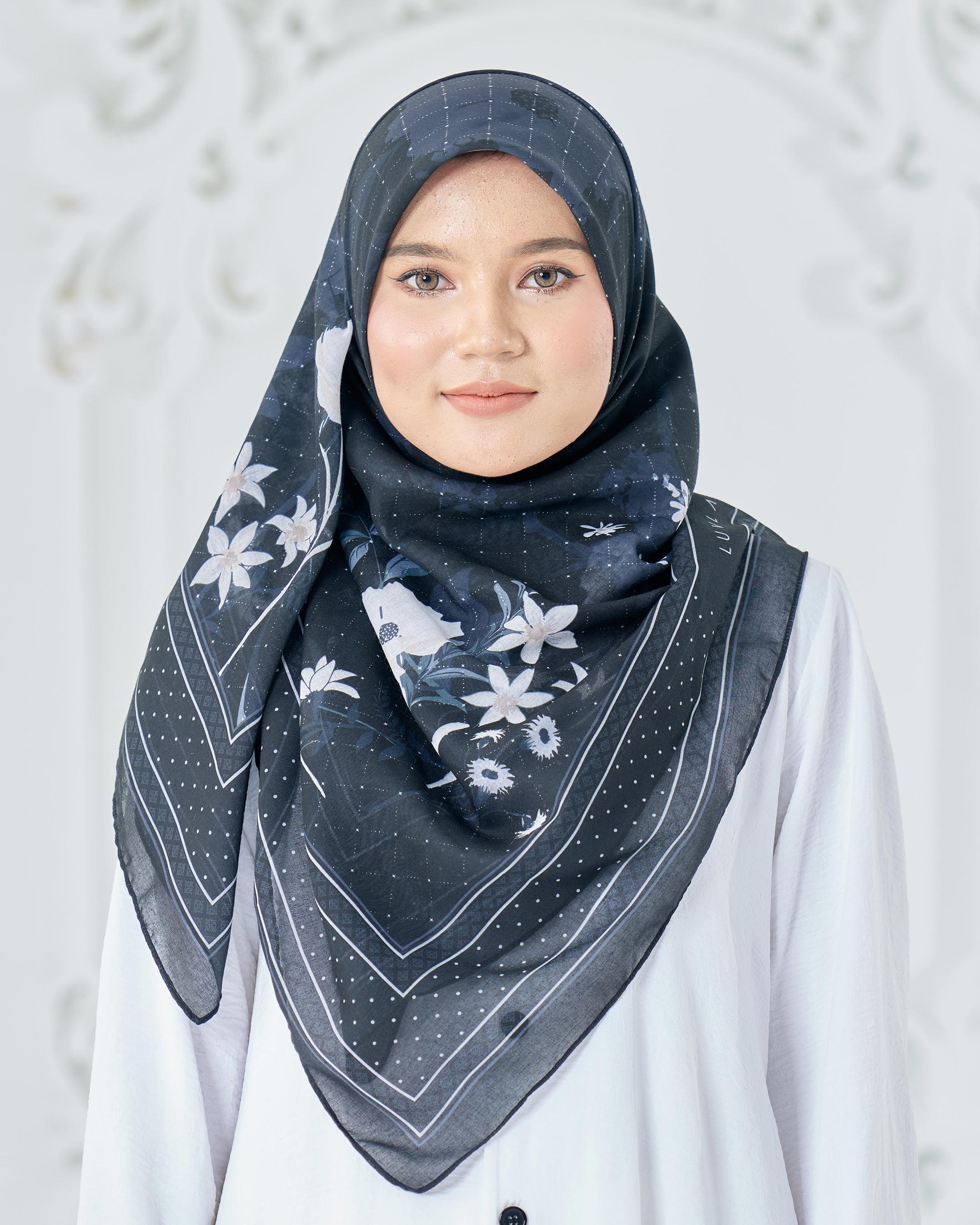 Tudung Bawal Cotton Voile Dahlia