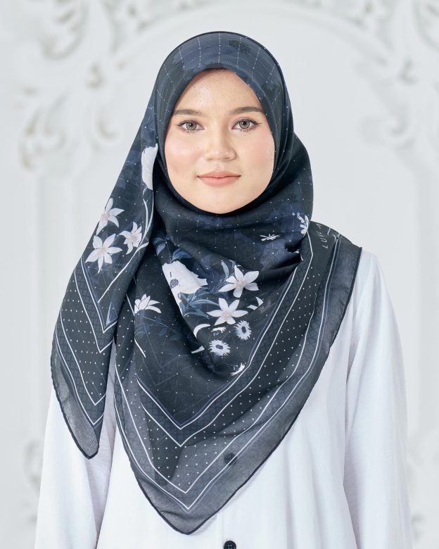Tudung Bawal Cotton Voile Dahlia