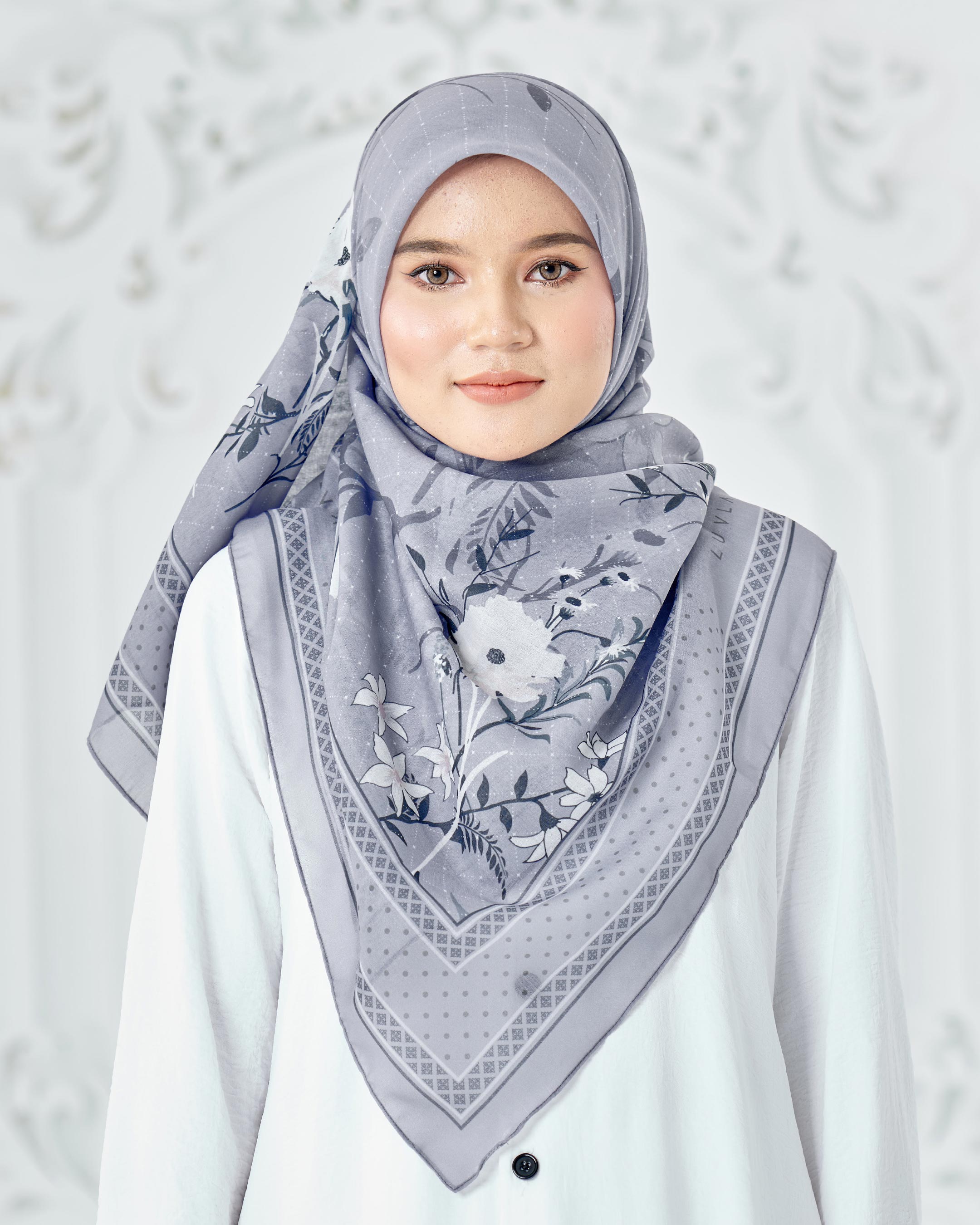 Tudung Bawal Cotton Voile Dahlia