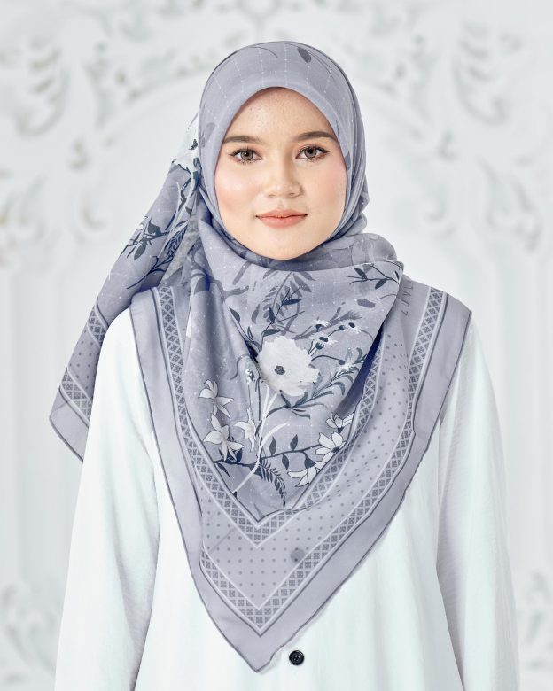 Tudung Bawal Cotton Voile Dahlia