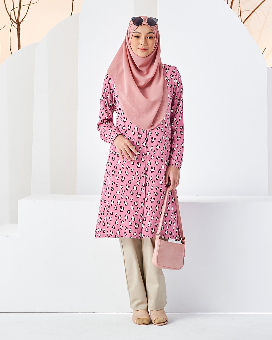 Tunic Calista - Misty Pink